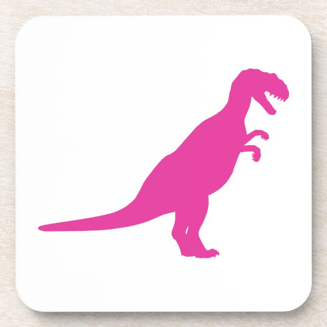 Dinosaur Pink Coaster (Front)