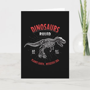 Dinosaur Planet Earth Mesozoic Era Dinosaur Card