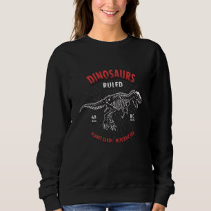 Dinosaur Planet Earth Mesozoic Era Dinosaur Sweatshirt