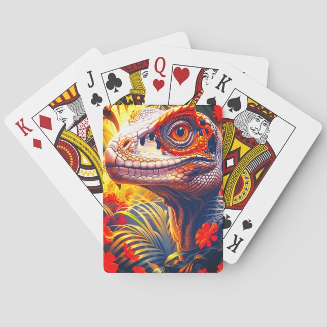 Dinosaur Playing Cards (Back)
