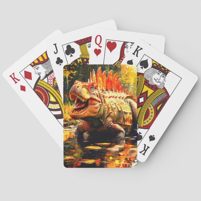 Dinosaur Playing Cards (Back)