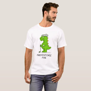 dinosaur playing golf dinosaur golf shirt