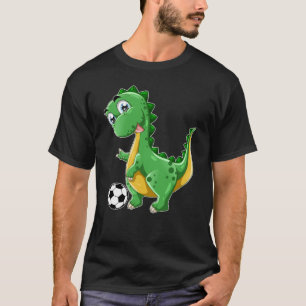 Dinosaur playing Soccer Dino Sports T-Shirt