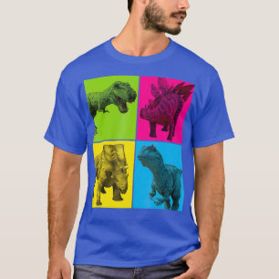 Dinosaur Pop-Art for Boys and Girls Who Love T-Shirt