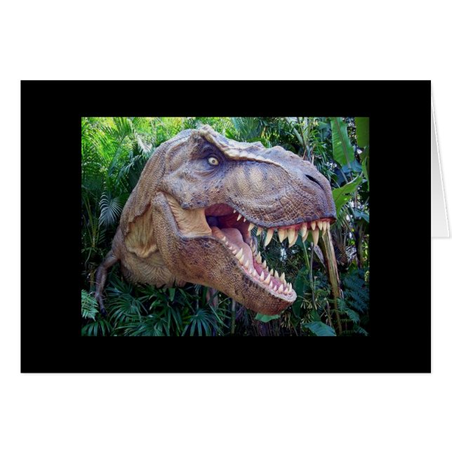 Dinosaur postcard (Front Horizontal)