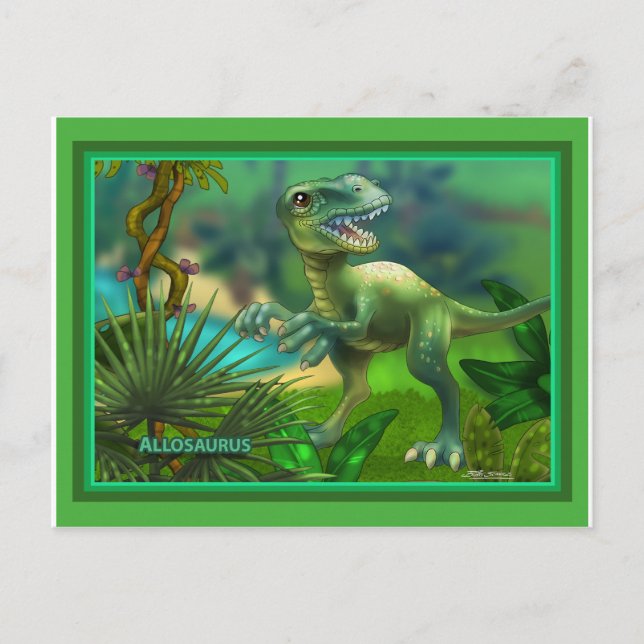 Dinosaur Postcard (Front)