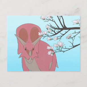 Dinosaur postcard - Torosaurus