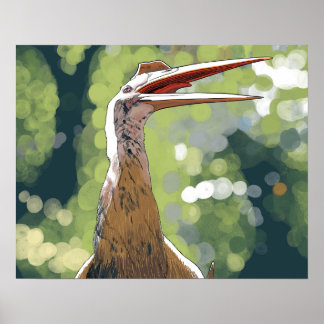 Dinosaur poster - Quetzalcoatlus
