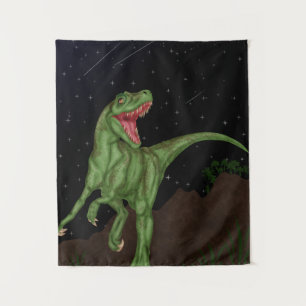 Dinosaur - Prehistoric Night Tapestry