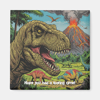 Dinosaur Prehistoric Party Magnet