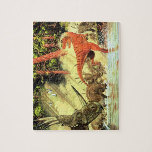 Dinosaur Puzzle Gorgosaur Styracosaur Gregory Paul