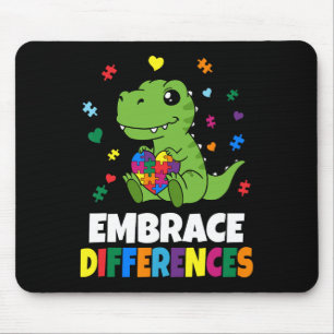 Dinosaur Puzzle Piece Autism Awareness For Boys Ki Mouse Pad