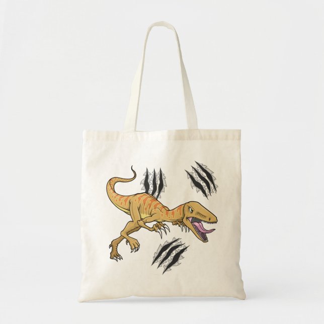 Dinosaur Raptor Ripping Claw  Bag (Front)