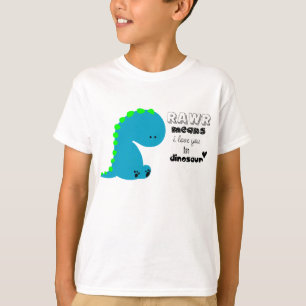 Dinosaur Rawr T-shirt for Kids
