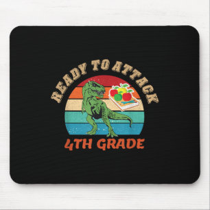 Dinosaur Ready To Attack 4th T-rex Boys Back To Sc Mouse Pad