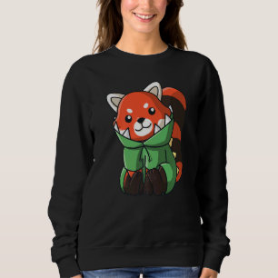Dinosaur Red Panda Costume Girls Boy Girl Kids Lov Sweatshirt