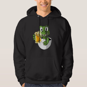 Dinosaur Rex Beer Hoodie