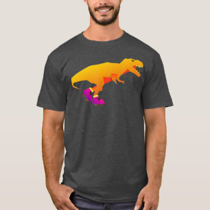 Dinosaur Roller-Skates Inline-Skates Funny T-Rex T-Shirt