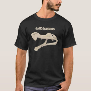 Dinosaur Sarcosuchus Fossil Crocodile Prehistoric T-Shirt