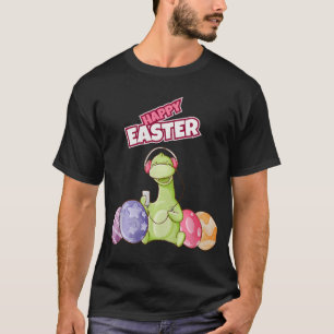 Dinosaur Say Happy Easter Premium Tri-blend T-Shirt