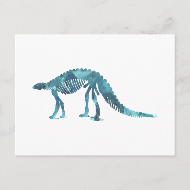 Dinosaur (Scelidosaurus) skeleton Postcard (Front)
