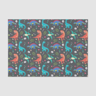 Dinosaur Seamless Pattern, Dinosaur Seamless Patte Tissue Paper