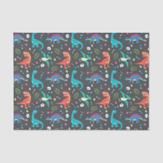 Dinosaur Seamless Pattern, Dinosaur Seamless Patte Tissue Paper