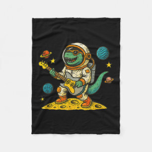 Dinosaur Shirts For Boys Space T-rex Birthday Boy  Fleece Blanket