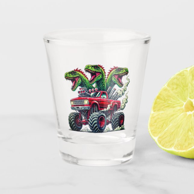 Dinosaur  shot glass (Front)