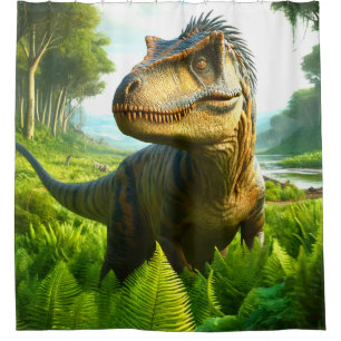 Dinosaur Shower Curtain