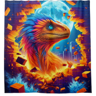 Dinosaur Shower Curtain