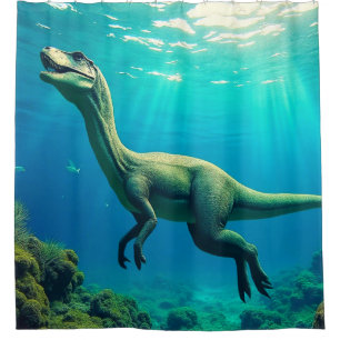 Dinosaur Shower Curtain