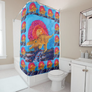 Dinosaur Shower Curtain