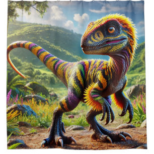 Dinosaur Shower Curtain