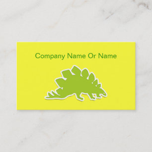 Dinosaur Silhouette Business Cards