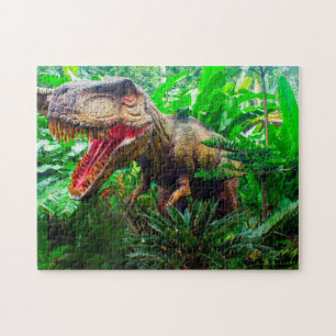 Dinosaur Singapore Zoo. Jigsaw Puzzle
