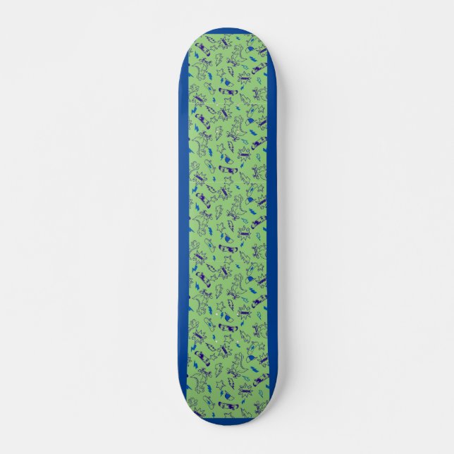 Dinosaur Skateboard (Front)