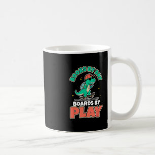 Dinosaur Skateboarding Books Dino Play Fun Activit Coffee Mug