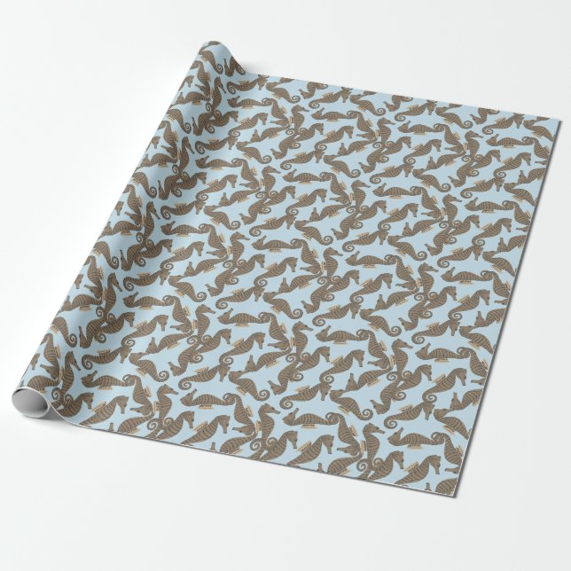 Dinosaur skeleton, grunge seamless pattern. wrapping paper (Unrolled)