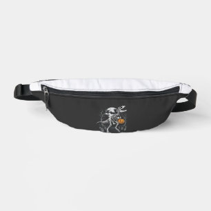 Dinosaur Skeleton Halloween Pumpkin Graveyard Desi Bum Bags