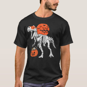 Dinosaur Skeleton Shirt Halloween Shirts for Women