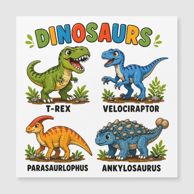 Dinosaur Species Learning for Kids (Front)
