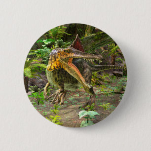 Dinosaur Spinosaurus 6 Cm Round Badge
