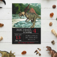 Dinosaur Spinosaurus Landscape Birthday party