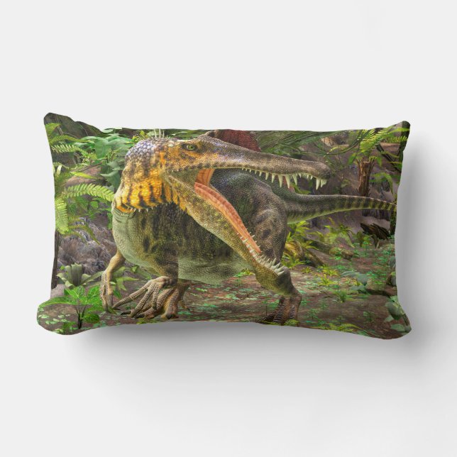 Dinosaur Spinosaurus Lumbar Cushion (Front)
