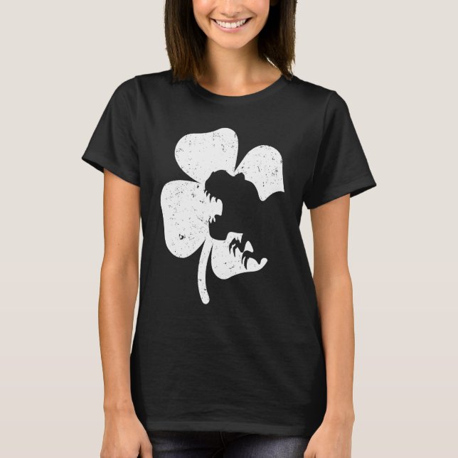 Dinosaur St Patricks Day  Boys Kids Toddler Irish  T-Shirt (Front)