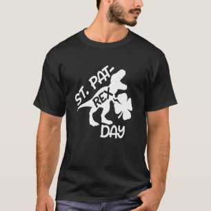 Dinosaur St Patrick's Day Happy St Pat T Rex Day T-Shirt