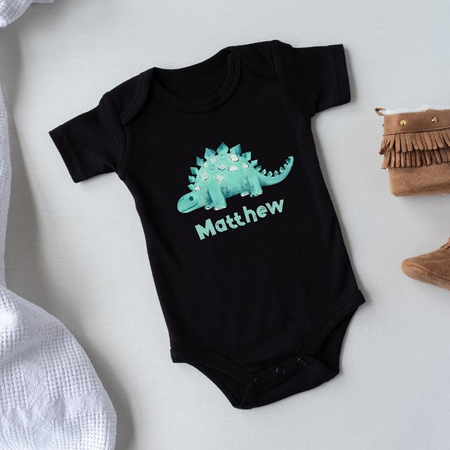 Dinosaur Stegosaurus Baby Bodysuit (Creator Uploaded)