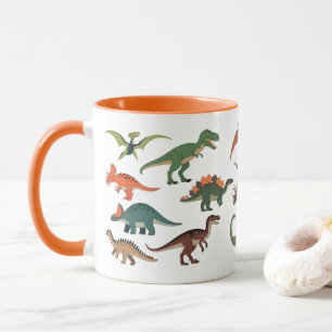 Dinosaur Sticker Set Mug