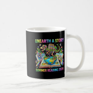Dinosaur Summer Reading 2026 Unearth A Story Coffee Mug